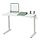 RELATERA - desk combination sit/stand, white/light grey-green, 117x60 cm | IKEA Indonesia - PE935270_S1