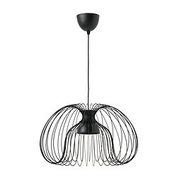 HEMMA/KALLFRONT - Lampu gantung, hitam, 52 cm