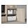 BESTÅ - TV storage combination/glass doors, Lappviken/Sindvik white stained oak eff clear glass, 240x40x128 cm | IKEA Indonesia - PE560761_S1