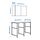 ENHET - storage combination, white/oak effect, 139x63.5x90.5 cm | IKEA Indonesia - PE863269_S1
