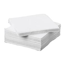 FANTASTISK - Paper napkin, white, 24x24 cm