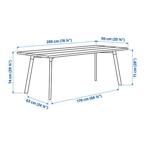 YPPERLIG Measurement Illustration