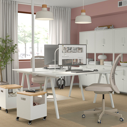 TROTTEN desk, white, 160x80 cm | IKEA Indonesia