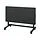 MITTZON - foldable table with castors, black, 140x70 cm | IKEA Indonesia - PE935312_S1