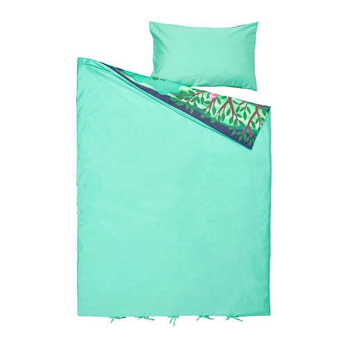 SKOGSDUVA sarung duvet dan sarung bantal