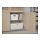 BESTÅ - storage combination w glass doors, white stained oak effect Lappviken/Sindvik white stained oak eff clear glass, 120x42x193 cm | IKEA Indonesia - PE561031_S1