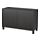 BESTÅ - storage combination with doors, black-brown/Lappviken/Stubbarp black-brown, 120x42x74 cm | IKEA Indonesia - PE627007_S1