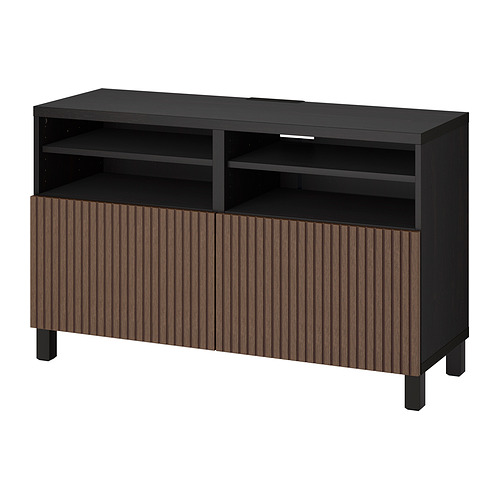 BESTÅ TV bench with doors