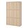 BESTÅ - kombinasi penyimpanan dengan pintu, efek kayu oak diwarnai putih/Hanviken efek kayu oak diwarnai putih, 120x42x193 cm | IKEA Indonesia - PE821028_S1