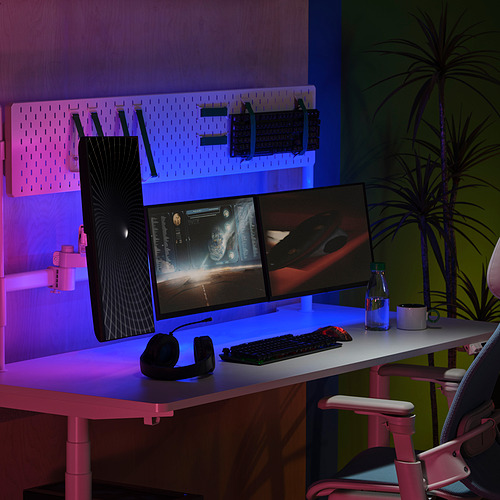 KABBLEKA LED lighting strip with USB