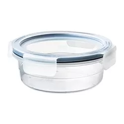 IKEA 365+ - Wadah makanan dengan penutup, bulat/plastik, 450 ml