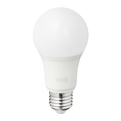 TRÅDFRI - LED bulb E27 806 lumen, smart wireless dimmable/colour and white spectrum globe