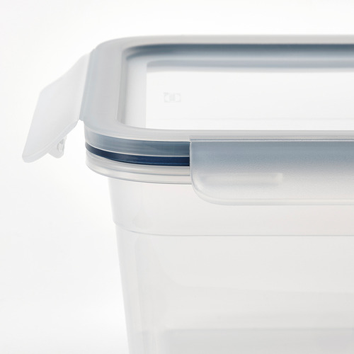 IKEA 365+ Food Container With Lid, Rectangular/plastic, 5.2 L | IKEA ...