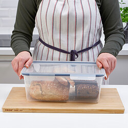 IKEA 365+ - Food container with lid, rectangular/plastic, 5.2 l