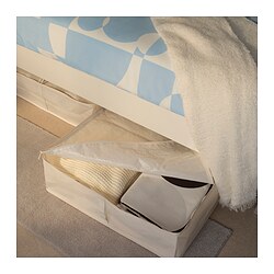 BRUKSVARA - Tempat penyimpanan , putih, 62x53x19 cm