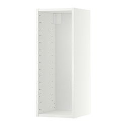 METOD - Wall cabinet frame, white, 30x37x80 cm