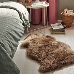 ULLERSLEV - Sheepskin, light brown, 85 cm