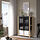 IVAR - cabinet with doors, pine/black mesh, 89x30x124 cm | IKEA Indonesia - PE901980_S1