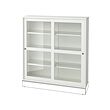 HAVSTA - glass-door cabinet, white, 121x35x123 cm | IKEA Indonesia - PE935485_S2