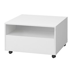 GARNANÄS - Coffee table, white, 65x65 cm