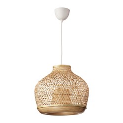 MISTERHULT - Pendant lamp, bamboo/handmade, 45 cm