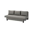 ÄLVDALEN - 3-seat sofa-bed, Knisa grey-beige