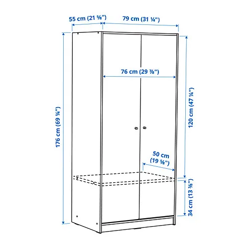 KLEPPSTAD Measurement Illustration