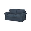 EKTORP - Sofa 2 dudukan, Kilanda biru tua