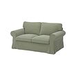 EKTORP - 2-seat sofa, Hakebo grey-green