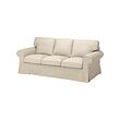 EKTORP - 3-seat sofa, Kilanda light beige
