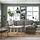 EKTORP - 3-seat sofa with chaise longue, Hakebo dark grey | IKEA Indonesia - PE902106_S1