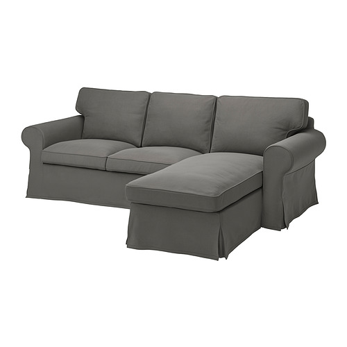 EKTORP sarung sofa 3 dudukan+chaise longue