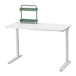 RELATERA - Desk combination, white, 117x60 cm