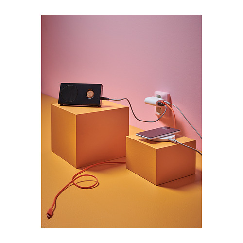 SMÅHAGEL 3-port charger USB