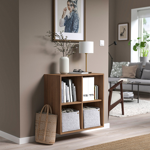 EKET wall-mounted shelving unit w 4 comp