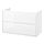 ÄNGSJÖN - wash-stand with drawers, high-gloss white, 100x48x63 cm | IKEA Indonesia - PE902299_S1
