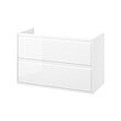 ÄNGSJÖN - wash-stand with drawers, high-gloss white, 100x48x63 cm | IKEA Indonesia - PE902299_S2