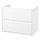 ÄNGSJÖN - wash-stand with drawers, high-gloss white, 80x48x63 cm | IKEA Indonesia - PE902316_S1