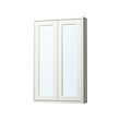 TÄNNFORSEN - Mirror cabinet with doors, white, 60x15x95 cm