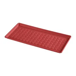 BAGGMUCK - Shoe mat, in/outdoor/red, 71x35 cm