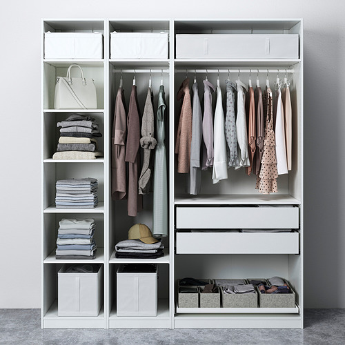 PAX/MEHAMN wardrobe with sliding doors