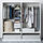 PAX/FORSAND - lemari pakaian, putih/putih, 200x60x201 cm | IKEA Indonesia - PE967025_S1