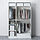 PAX/FORSAND - kombinasi lemari pakaian, putih/putih, 150x60x236 cm | IKEA Indonesia - PE967031_S1