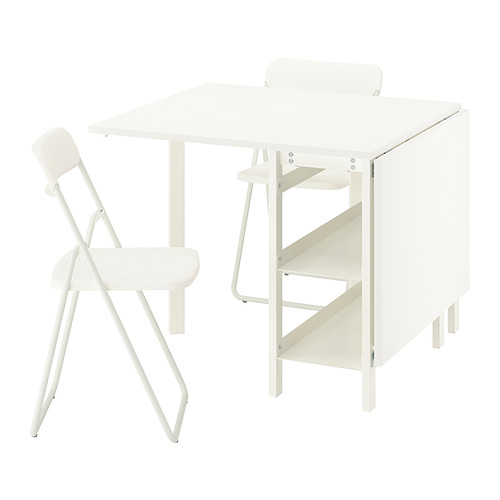 VIHALS/VIHALS table and 2 folding chairs
