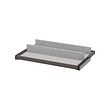 KOMPLEMENT - Pull-out tray with shoe insert, dark grey/light grey, 75x58 cm