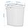 DAMMÄNG - bin with lid, grey-beige, 26 l | IKEA Indonesia - PE902573_S1