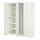 PAX/LINNABERG - wardrobe combination, white/patterned, 150x58x201 cm | IKEA Indonesia - PE967091_S1