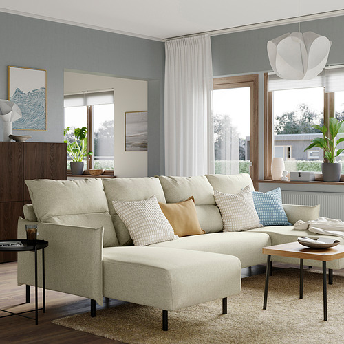 MANNARP sofa 4 dudukan dg chaise longue