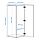 LASTARE frame with door