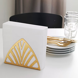 TILLSTÄLLNING - Napkin holder, brass-colour
